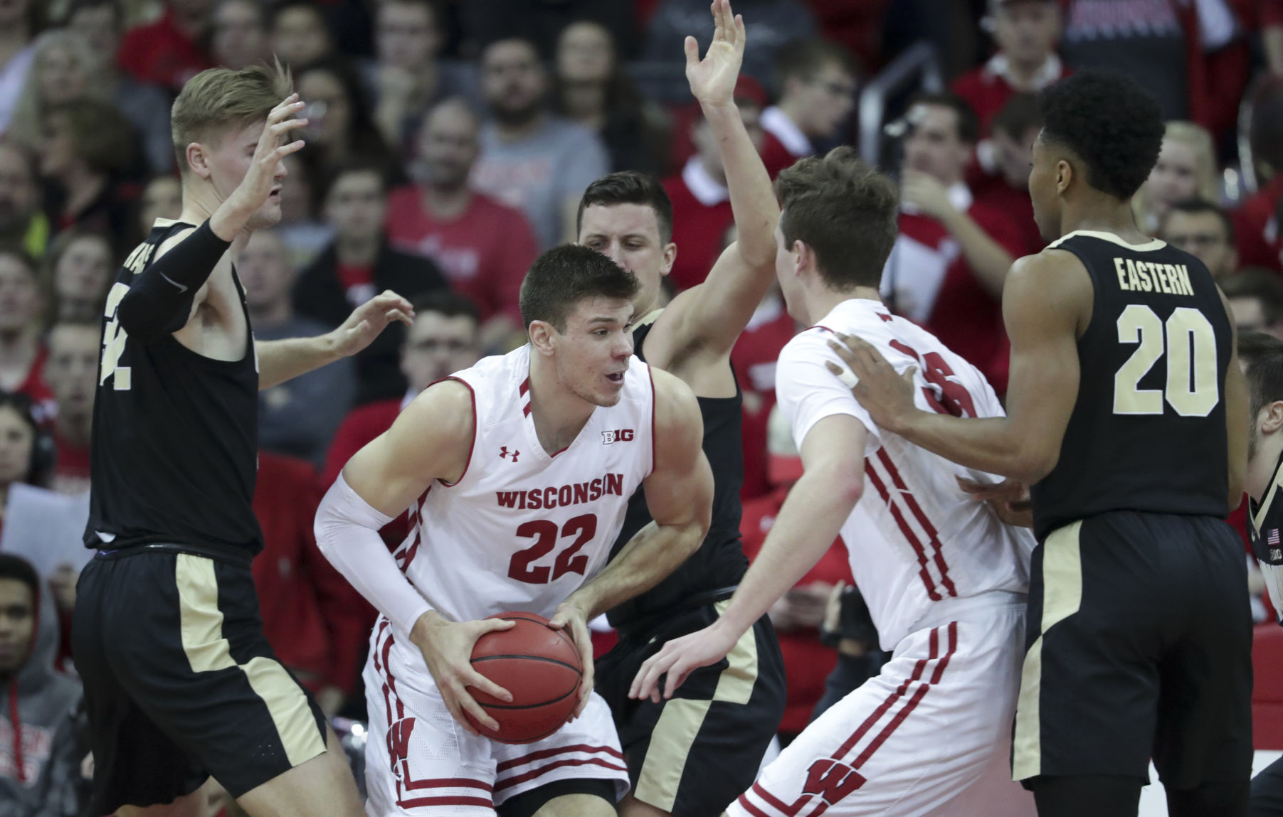 Boilermakers 84, Badgers 80 (OT)